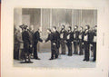 Original Old Antique Print Arctic Sailors Mansion House Lord Mayor 1876 19th