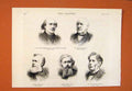 Original Old Antique Print Portrait Whiteside Armitage Hope Dawson Horsman 1876