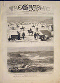 Old Antique Print Cavalry Outpost Russia Shumla Turks Giurgevo Bridge War
