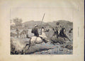 Old Antique Print Indian Sketches Pie-Sticking Poonah Pie Sticking Sport