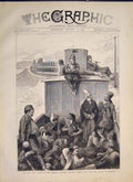 Original Old Antique Print Balkans Turks Siers Battle Kezanlik War Russian 1877