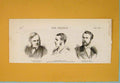 Original Old Antique Print Longman Meyrick Black Red Cross Missionary 1877 19th
