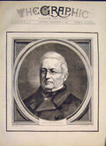 Original Old Antique Print Portrait Louis Adolphe Thiers 1877 19th