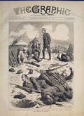 Original Old Antique Print Russians Plevna Wellesley Scotsman Graphic Gravitza