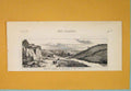 Original Old Antique Print Russians Valley Kara Lom Russia 1877 19th