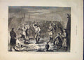 Original Old Antique Print Russians Siers Plevna Russian 1877 19th