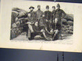 Original Old Antique Print Africa Nettleton Officers Maseru Basutoland War Boer