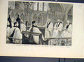 Original Old Antique Print Church Congress Newcastle Bishop St Nicholas 1881