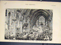 Original Old Antique Print Gladstone Civic Address Guildhall London 1881 19th