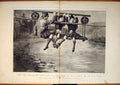 Original Old Antique Print Abergeldie Dee River Prince George Albert Hall 1882