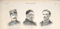 Original Old Antique Print Portrait Balfour Harrowby Somervell Tel-El-Kebir War