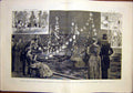 Old Antique Print Royal Fete Fisheries Exhibition Lake Church Berlin 1883 19th