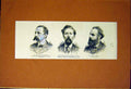Original Old Antique Print Portrait Colquhoun Author Carey Dublin Roe Mp 1883