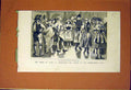 Original Old Antique Print Prince Wales Baden-Baden Jubilee Costume Ball 1883