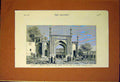 Original Old Antique Print Gateway Peshawur Memorial Edwardes 1883 Victorian