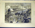Original Old Antique Print Soudan Expedition Battle Rebellion Hicks Pasha 1883