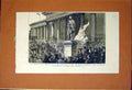 Old Antique Print Cross Statue Beaconsfield George'S Hall Liverpool 1883 19th