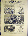 Original Old Antique Print Soudan Rebellion Baker Pasha Suez Suakim Cairo 1883