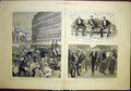Old Antique Print King Spain Paris Royal Carriage Gare Du Nord Grevy 1883 19th