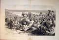 Original Old Antique Print Hastings Children Service West Hill Holidays 1886