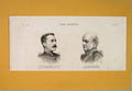 Original Old Antique Print Portrait Greenwood Madras Infantry Adams Ambassador