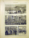 Antique Print Ref.859 Prince Albert Victor George Wales Dublin Ireland 1887