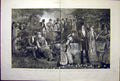 Original Old Antique Print Fete Royal Botanic Society Garden Regent'S Park 1887