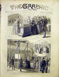 Original Old Antique Print Jubilee Women England Burma Windsor Park 1887 19th