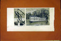 Original Old Antique Print Goodwood Races Racecourse Racing Horses 1887 19th