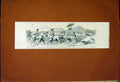 Old Antique Print Burma Protestant Wedding Bride Church Cart Horse 1887 19th