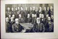 Old Antique Print Iron Steel Institute Manchester Portrait Council 1887 19th