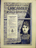 Original Old Antique Print Advert Lancaster Window-Blind Cloth 1887 Victorian