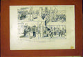 Original Old Antique Print Indian Troopship Gymkhana Red Sea Sport 1887 19th