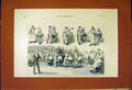 Original Old Antique Print Shaving Competition Royal Aquarium Westminster 1887