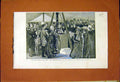 Original Old Antique Print Lord Chancellor City London Court Guildhall 1887