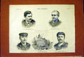 Old Antique Print Portrait Dynamite Conspiracy Poole Mangot L'Hoste 1887 19th