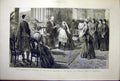 Old Antique Print Christening Balmoral Prince Princess Henry Battenberg