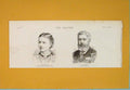Original Old Antique Print Portrait Colenso Africa Mesurier Engineer 1889 19th
