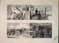 Old Antique Print Naval Manoeuvres Torpedo Boat Hms Conqueror Boat 1889 19th