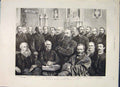 Original Old Antique Print Aldermen London County Council Portrait 1889 19th
