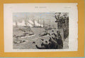 Original Old Antique Print Emperor Empress Germany Venice Hohenzollern 1889