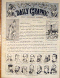 Original Old Antique Print Graphic First Birthday Sketch Portrait Advert 1890