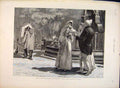 Old Antique Print Mont Dor-Les-Bains Moring Bath Brewtnall Fine Art 1891 19th