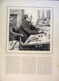 Original Old Antique Print Portrait Smith Politics House Commons 1891 Victorian