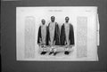 Original Old Antique Print Members Abyssinian Embassy Paris Portrait 1898 19th