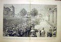 Old Antique Print Santiago United States Flag Governor Palace Spain 1898 19th