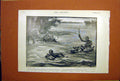 Original Old Antique Print Kassala Garrison Camels Atbara River Maud 1898 19th