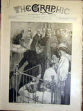Original Old Antique Print Alexandra Hospital Children Pension Fund Nurses 1899