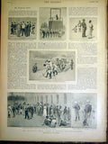 Old Antique Print Transvaal Crisis Boer War Africa Horse Aldershot 1899 19th