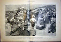 Original Old Antique Print Lifeboat Wreck Craig Volunteers 1899 19th